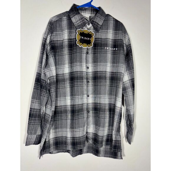 Friends TV Series Plaid Flannel Shirt Red Car Graphic Lift & Slide Size M - Picture 1 of 6